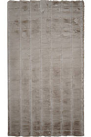 Фактурний килим  емітація хутра ESTERA COTTON BLOCK ANTISLIP BEIGE