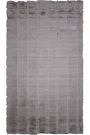 Килим  емітація хутра ESTERA COTTON BLOCK ANTISLIP L.GREY