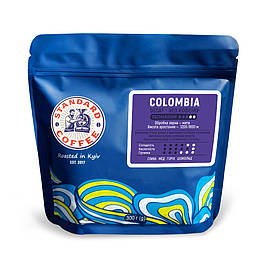Кава в зернах без кофеїну (декаф) Колумбія Супремо 100% арабіка, 300г