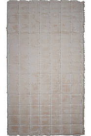 Килим  емітація хутра ESTERA COTTON BLOCK ANTISLIP CREAM