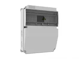 Комбінований щиток під 10 автоматів та розетки вологостійкий IP65 V10 Bemis