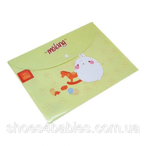 Папка на кнопці А4 (33*23,5см) "Moland" (36061) мікс