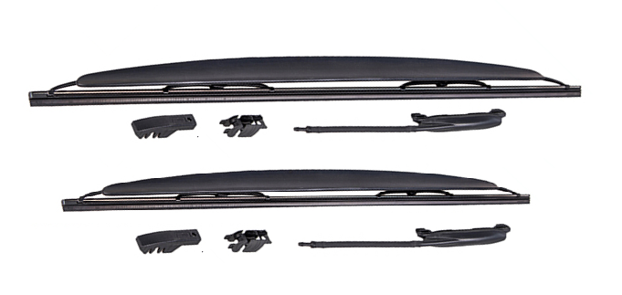 Двірники на Мерседес Віто 638 (з омивачами) 2 шт. 600/550mm щітки Mercedes Vito склоочисники, фото 1