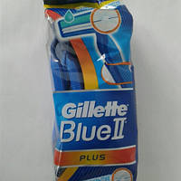 Станок мужской одноразовый для бритья Gillette Blue II Plus 8+2 шт. (Жиллет Блю ll)