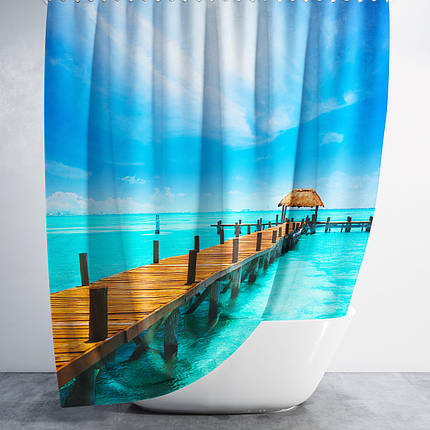 Штора для ванної The Dock Tropichome 180x200 cм, фото 3