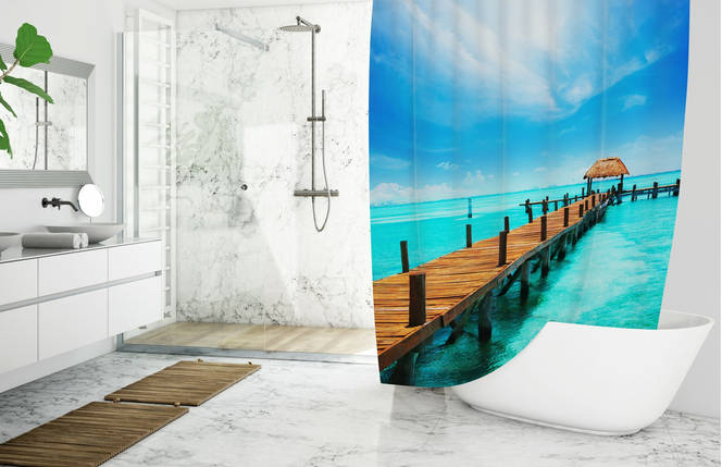 Штора для ванної The Dock Tropichome 180x200 cм, фото 4