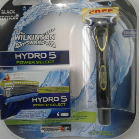 Набор для бритья мужской Wilkinson Sword Hydro 5 Power (Schick Шик Павер станок + 5 катриджей ) пр-во Германия - фото 2 - id-p414004662