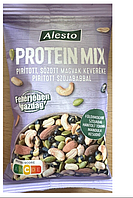 Суміш солоних горіхів Alesto Snack Mix: фісташка, мигдаль, пекан, кешью, арахіс, оливки 200г 4056489827900