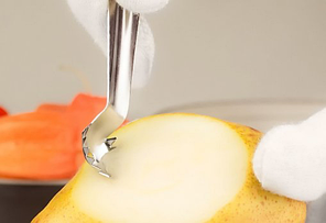 Ложка нуазетка 10.5см Ложка для вирізання кульок Посуд для лінії роздачі Ложка столова нержавіюча сталь, фото 3