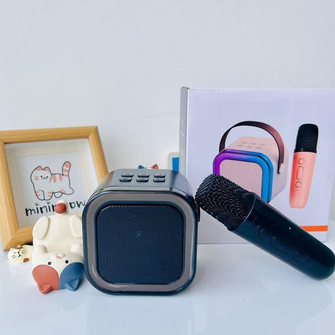 Уцінка! Портативна колонка з мікрофоном Colorful Karaoke K12 Black блютуз колонка караоке - музична колонка