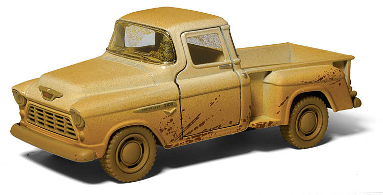 Металева машинка Kinsmart CHEVY STEPSIDE PICK-UP 1955 (Muddy)