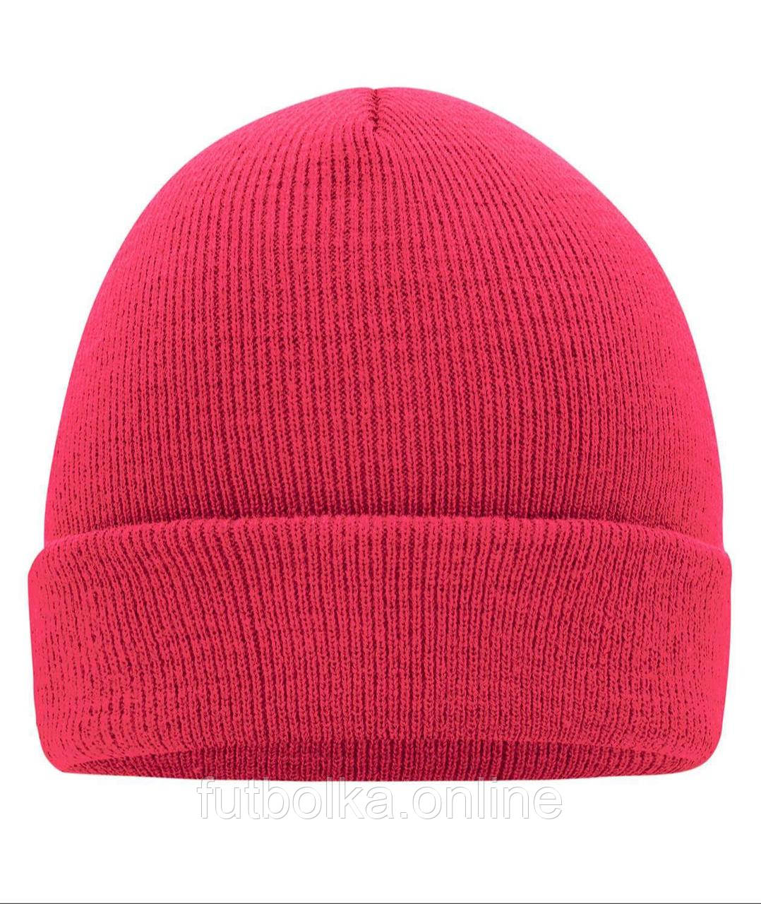 Яскраво-Рожева шапка в'язана Knitted Cap Myrtle Beach