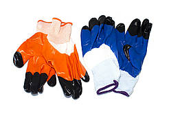 Рукавички робочі гумові (нітрилові). Розмір L