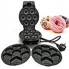 Мультимейкер 3в1, 1800W, RB-2275 / Вафельниця електрична / Бутербродниця / Апарат для пончиків, фото 7