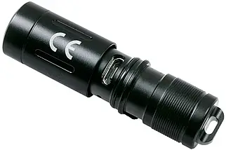Маленький кишеньковий ліхтарик-брелок Fenix E02R (Black), фото 4