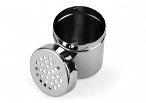 Сільничка металева 200мл Ємності для спецій нержавіюча сільниця і перечниця для ресторану Баночка для спецій, фото 3