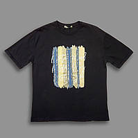 Футболка женская черная. S, M, L