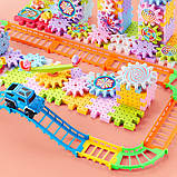 Дитячий конструктор шестерні, механічний, півмеханічний 203 деталі, фото 4