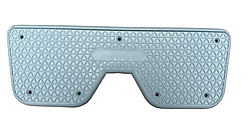 Накладка транця пластикова 265х95 мм Аква-ЛТД сіра