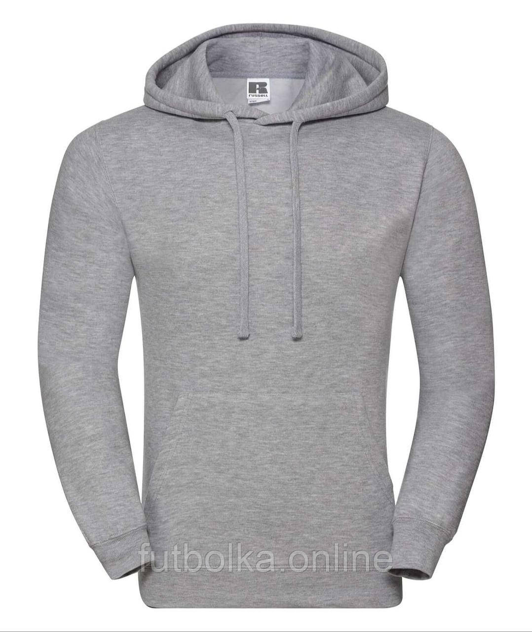 Світла-Оксфорд чоловіча толстовка зимова Hooded Sweatshirt Russell