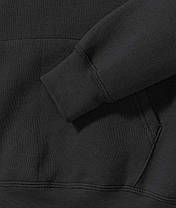 Чорна толстовка дитяча преміум якість Children’s Hooded Sweatshirt Fruit of the loom, фото 6