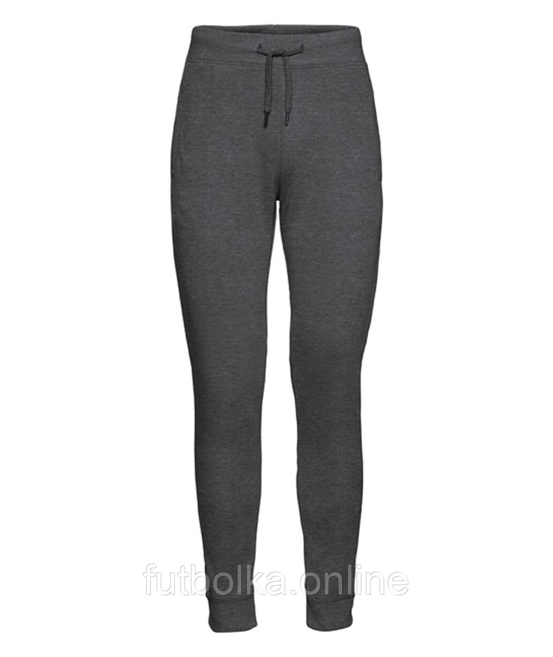 Сірі Марл спортивні штани чоловічі для тренувань HD Jog Pants Russell