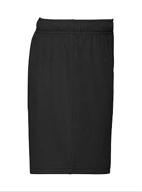 Чорні дитячі шорти для тренувань Kids performance shorts Fruit of the loom, фото 2