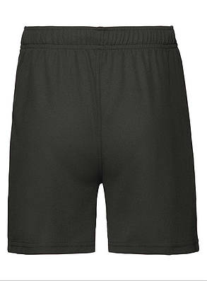 Чорні дитячі шорти для тренувань Kids performance shorts Fruit of the loom, фото 3