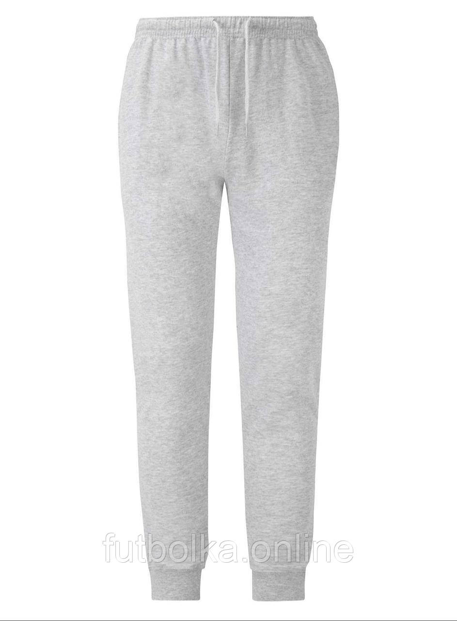 Сіро-Лілові чоловічі спортивні штани з манжетами Lightweight cuffed jog pants Fruit of the loom