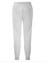 Сіро-Лілові чоловічі спортивні штани з манжетами Lightweight cuffed jog pants Fruit of the loom, фото 4
