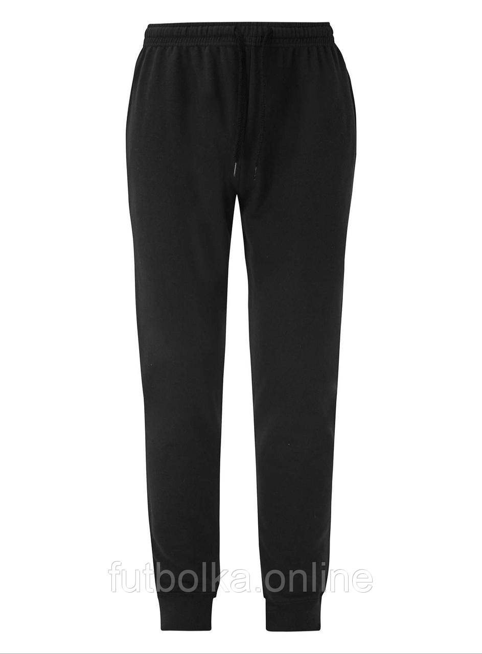 Чорні чоловічі спортивні штани з манжетами Lightweight cuffed jog pants Fruit of the loom