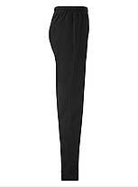 Чорні чоловічі спортивні штани з манжетами Lightweight cuffed jog pants Fruit of the loom, фото 3