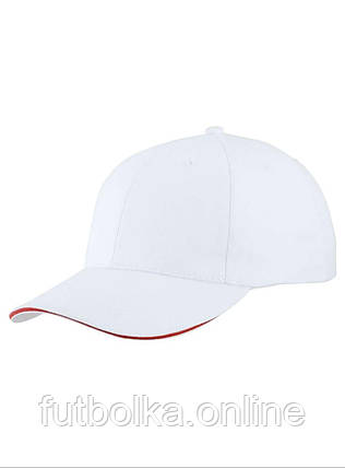 Біла кепка літня 5 Panel Promo Sandwich Cap Myrtle Beach, фото 2