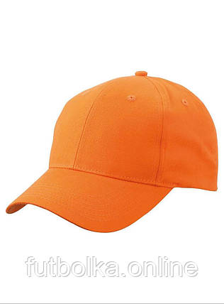 Помаранчева кепка однотонна Brushed 6 Panel Cap Myrtle Beach, фото 1