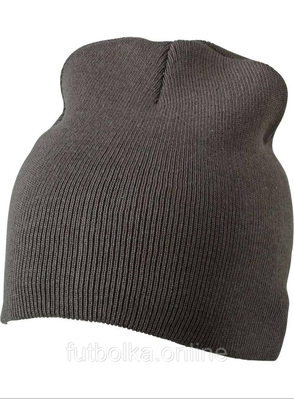 Грязно-Сіра шапка легка Cotton Beanie Myrtle Beach
