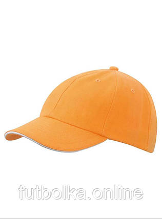 Помаранчева кепка з вигнутим козирком 6 Panel Raver Sandwich Cap Myrtle Beach, фото 1