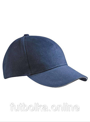 Темно-Синя кепка для друку 5 Panel Sandwich Cap Myrtle Beach, фото 1