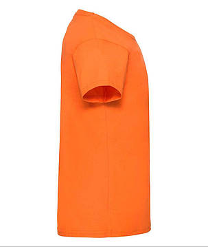 Помаранчева дитяча футболка для дівчинки класична Valueweight girls Fruit of the loom, фото 2