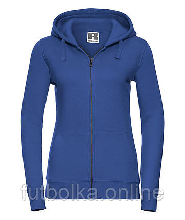 Світло-Синя толстовка жіноча молодіжна Ladies’ Authentic Zipped Hood Jacket Russell, фото 1
