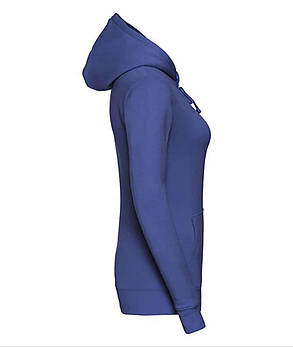 Світло-Синя толстовка жіноча зимова Ladies’ Authentic Hooded Sweat Russell, фото 2