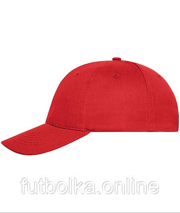 Червона кепка легка 6 Panel Cap Bio Cotton Myrtle Beach, фото 2