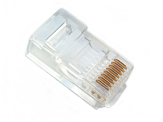 100шт Коннектор RJ45 8P8C Cat5 Cat5e Cat6 RJ-45 - фото 3 - id-p425500379