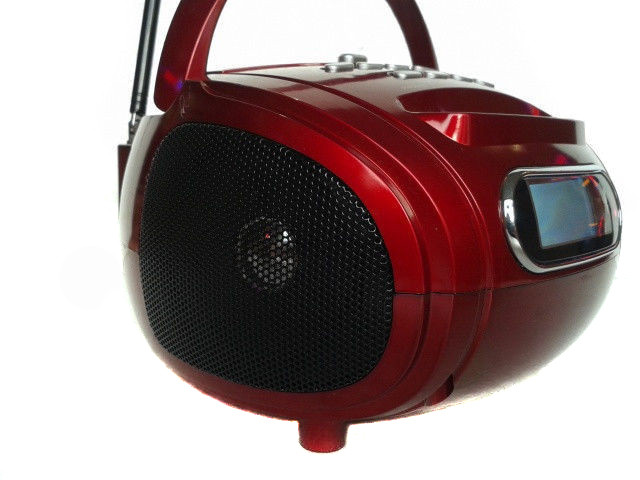 Бумбокс колонка караоке часы MP3 Golon RX 686Q Red - фото 4 - id-p425500399