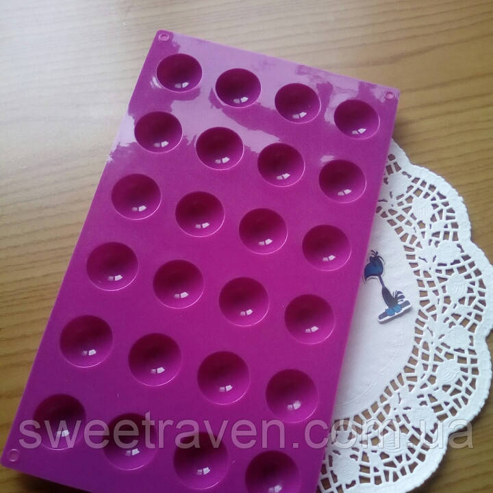 Форма силіконова "Півсфери з 24-х", фото 1