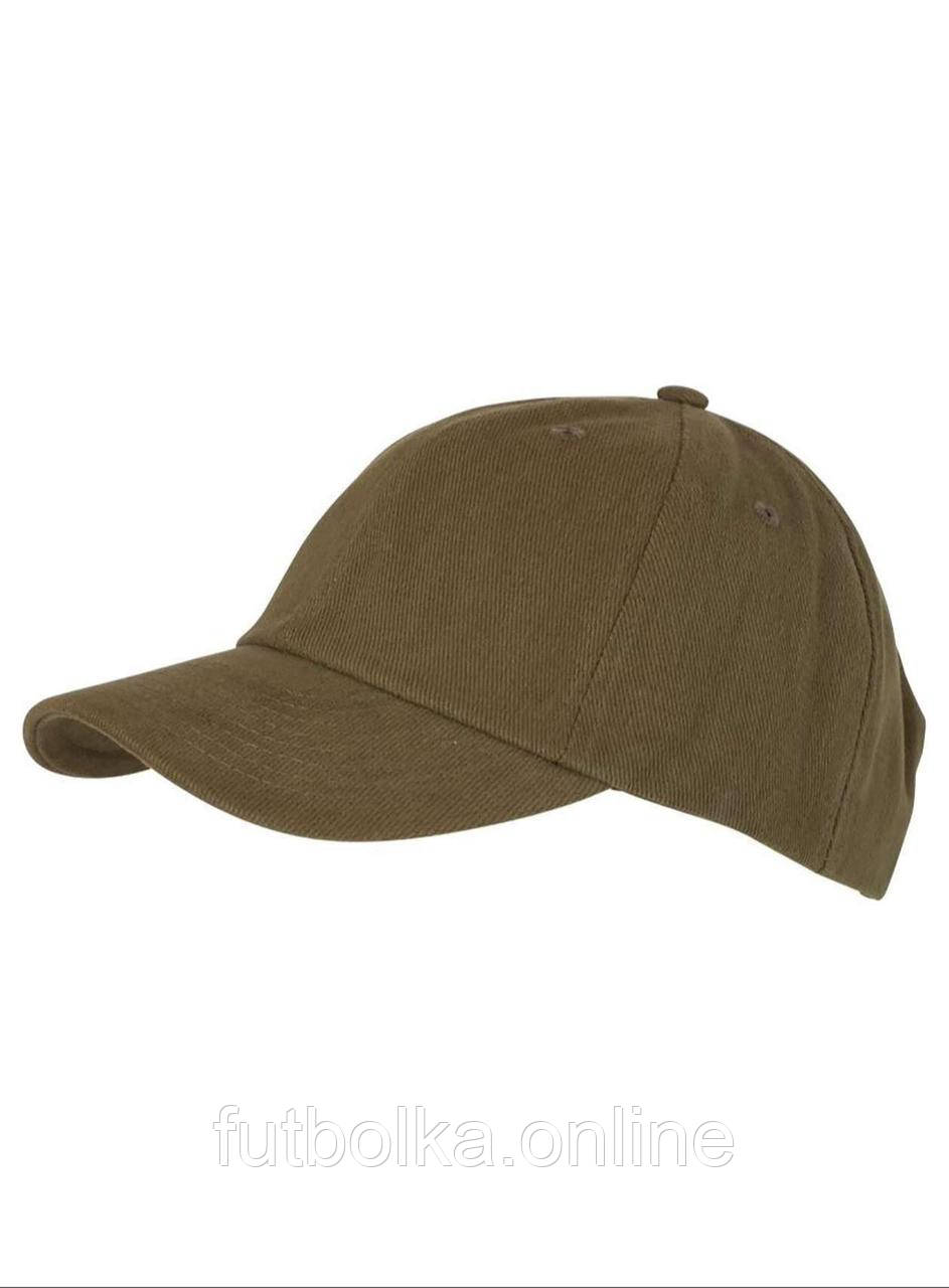 Оливкова кепка з коротким козирком 6 Panel Heavy Brushed Cap Myrtle Beach