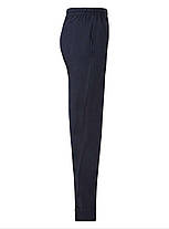 Глибоко Темно-Сині чоловічі спортивні штани з манжетами Lightweight cuffed jog pants Fruit of the loom, фото 3