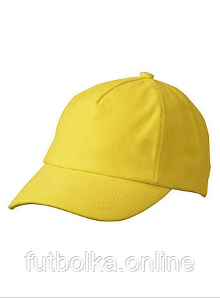 Жовта кепка дитяча літня 5 Panel Kids' Cap Myrtle Beach, фото 1