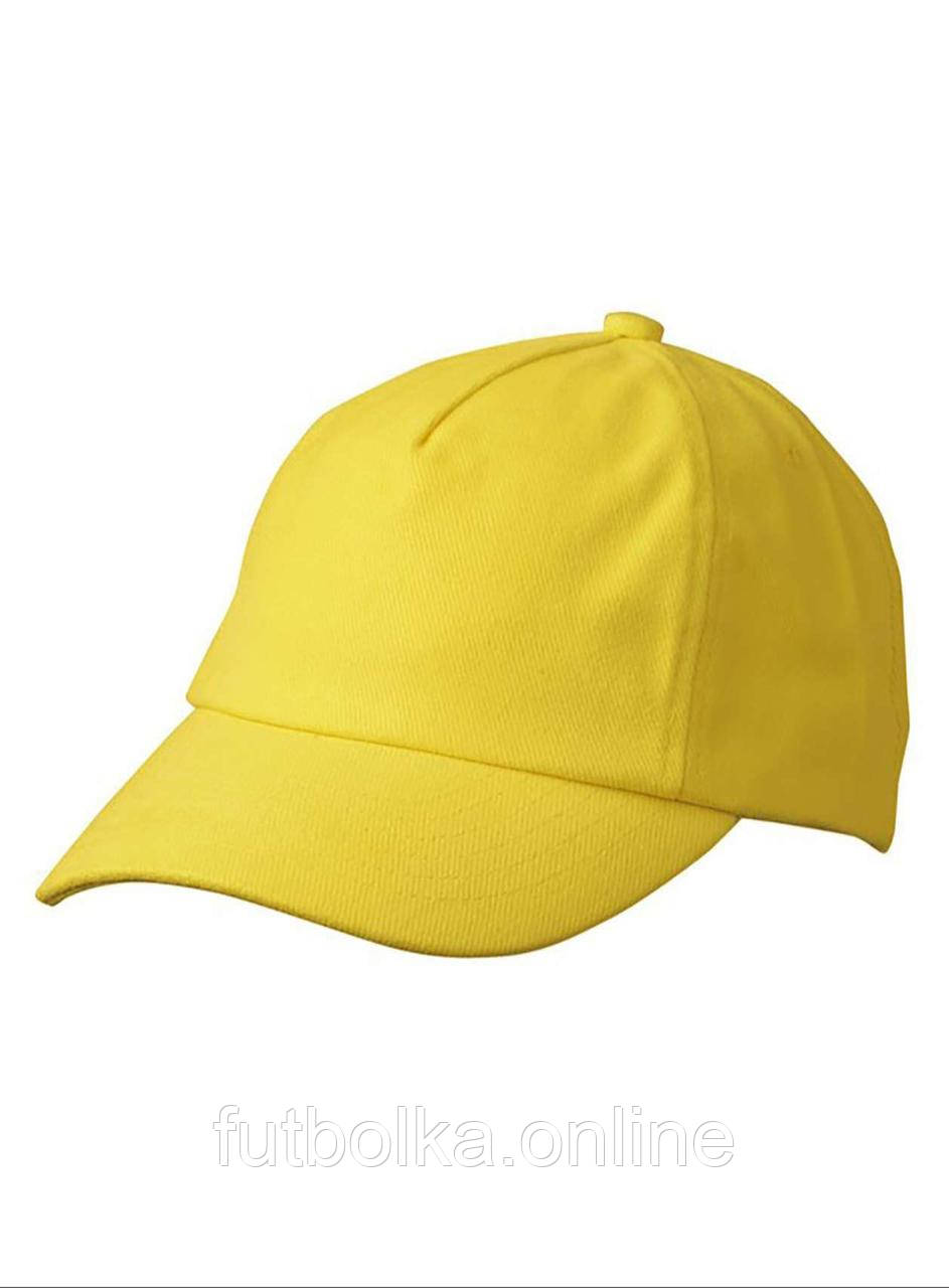 Жовта кепка дитяча літня 5 Panel Kids' Cap Myrtle Beach