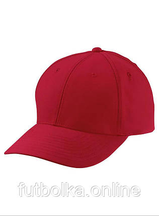 Червона кепка з великим козирком 6 Panel Polyester Peach Cap Myrtle Beach, фото 1