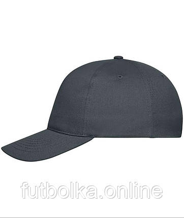 Графітова кепка стильна 5 Panel Cap Bio Cotton Myrtle Beach, фото 3